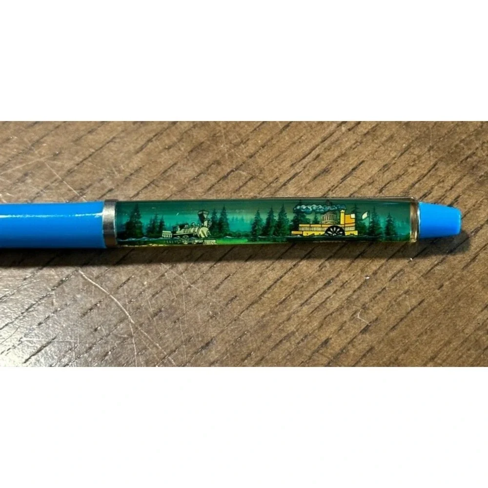 Sacramento California Floaty Steam Train & Paddle Boat Vintage Float Pen Travel